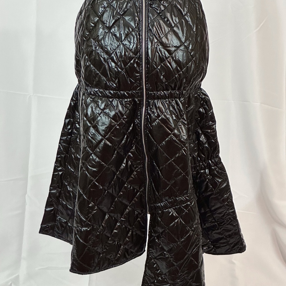 Faux Patent leather asymmetrical skirt - Size XL - New with Tags